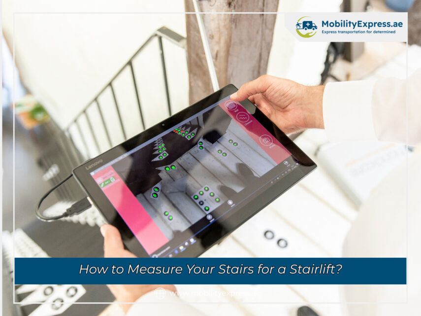 how to measure stairs for a stairlift