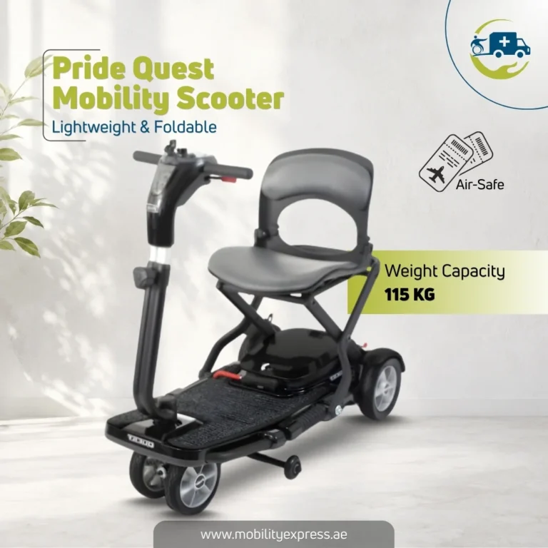Pride Quest Mobility Scooter – Lightweight & Foldable